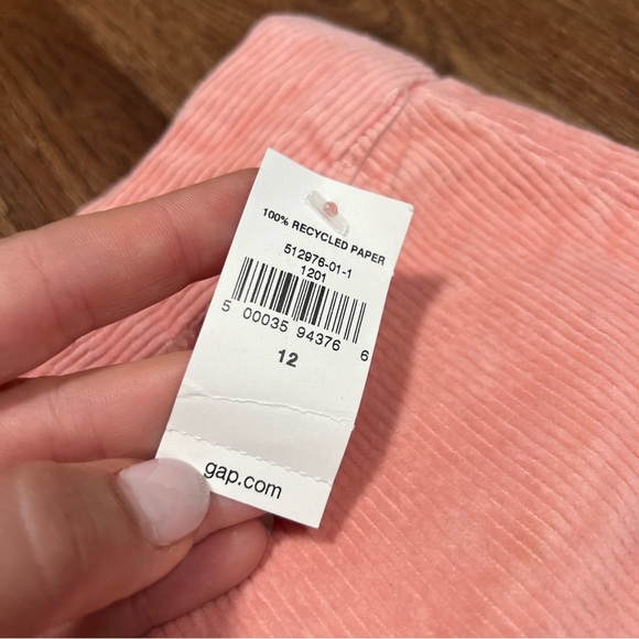 Gap High Rise Wide Leg Crop Corduroys - Sz 12 - NWT - Picture 3 of 9